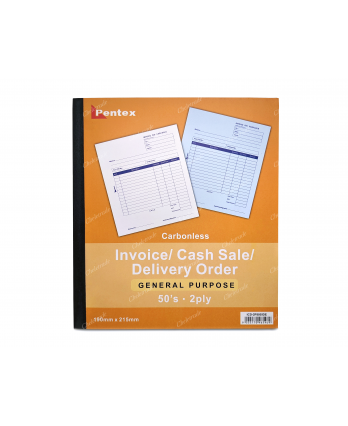 3 in 1 Invoice-Cash sales-Delivery order Book - $4