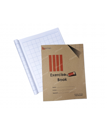 Soft Cover Exercise Book 16mm X 16mm Squares (Large Squares)