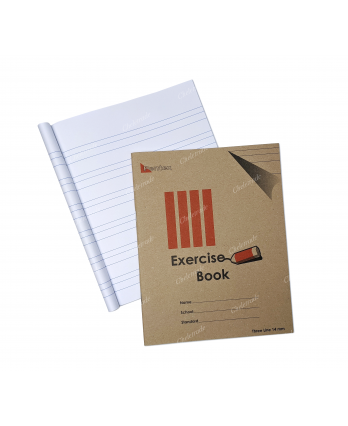 Soft Cover Exercise book Three Line 14mm