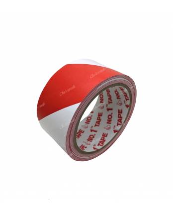 2 Inch Red & White Warning Tape