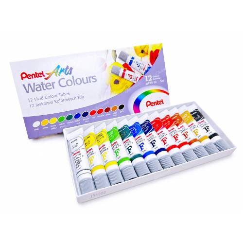 Pentel Arts Water Colours 12 Colour