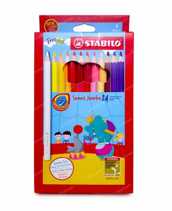 Stabilo 24col Jumbo Colour Pencil