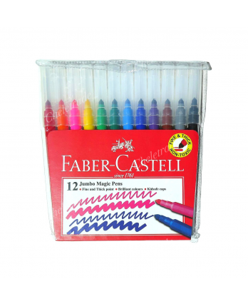 Faber Castell 12Col Jumbo Magic Pen