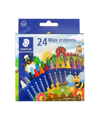 STAEDTLER 24 Wax Crayons (Art. nr. 2200 NC24)