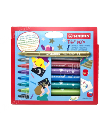 Stabilo Trio Deco Metallic Pen (8 Colour)