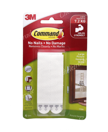 3M Large Picture Hanging Refill Strips 17206