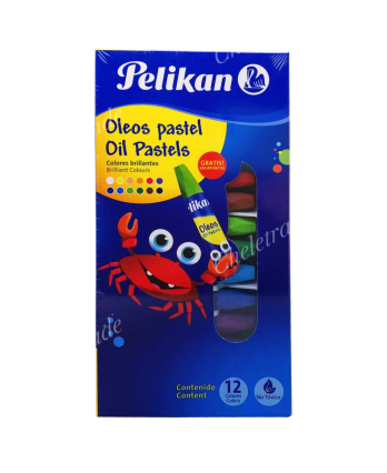 Pelikan 12 Col Hexagon Oil Pastel