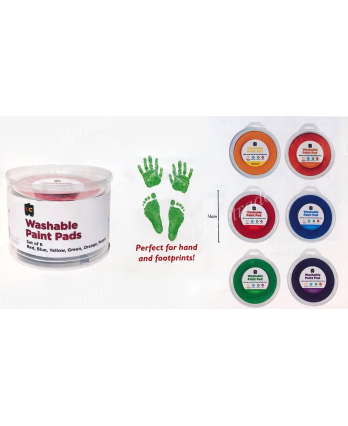Washable Paint Pads (6 Colours in a set)