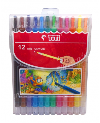 TiTi 12col Twist Crayons