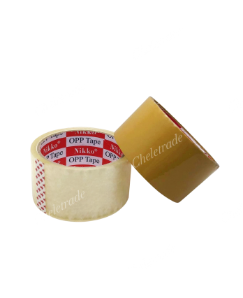 2 Inches Clear tape & 2 Inches Brown Tape