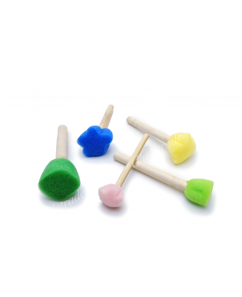 Sponge on wooden stick