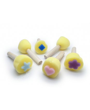 Shaped Sponge Wooden Stick