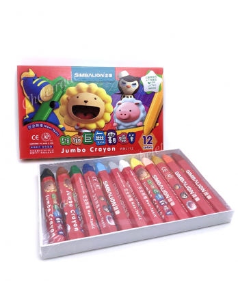 Simbalion Jumbo Crayon 12c